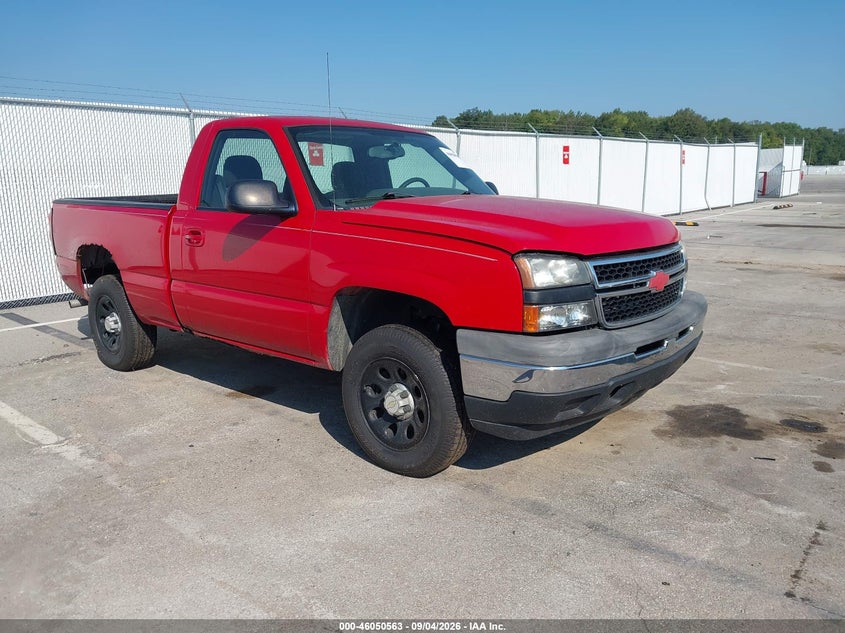 2006 CHEVROLET SILVERADO 1500 WORK TRUCK | 1GCEK14VX6Z262608 | UPCARS