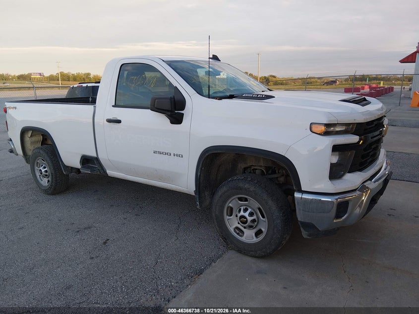 2024 CHEVROLET SILVERADO 2500HD 4WD  LONG BED WORK TRUCK | 1GC3YLE72RF445184 | UPCARS