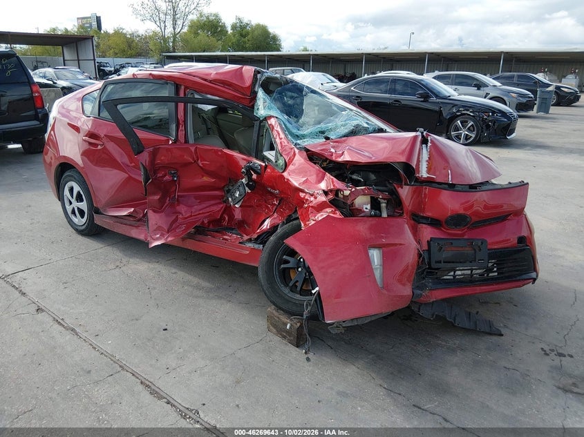 2012 TOYOTA PRIUS FOUR | JTDKN3DU6C5436240 | UPCARS