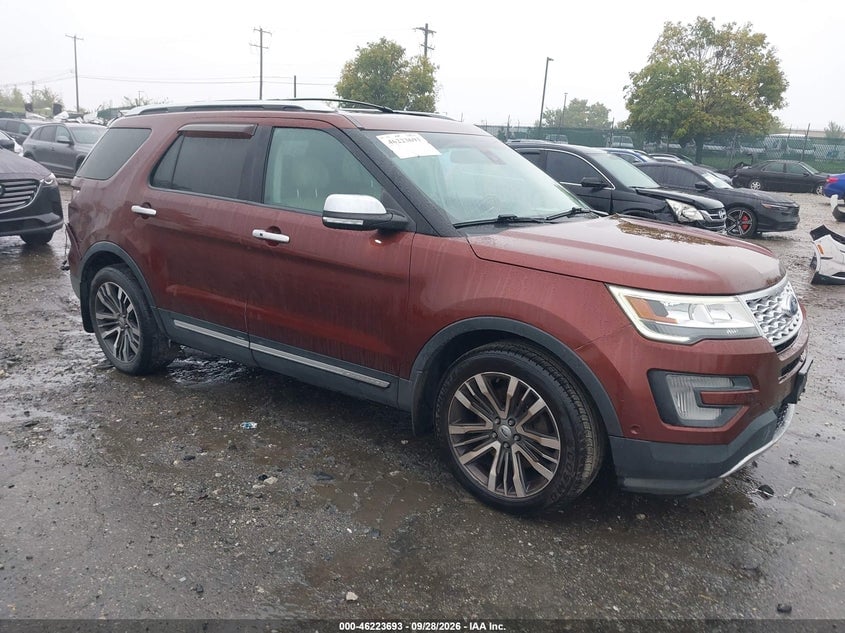 2016 FORD EXPLORER PLATINUM | 1FM5K8HT7GGC52483 | UPCARS