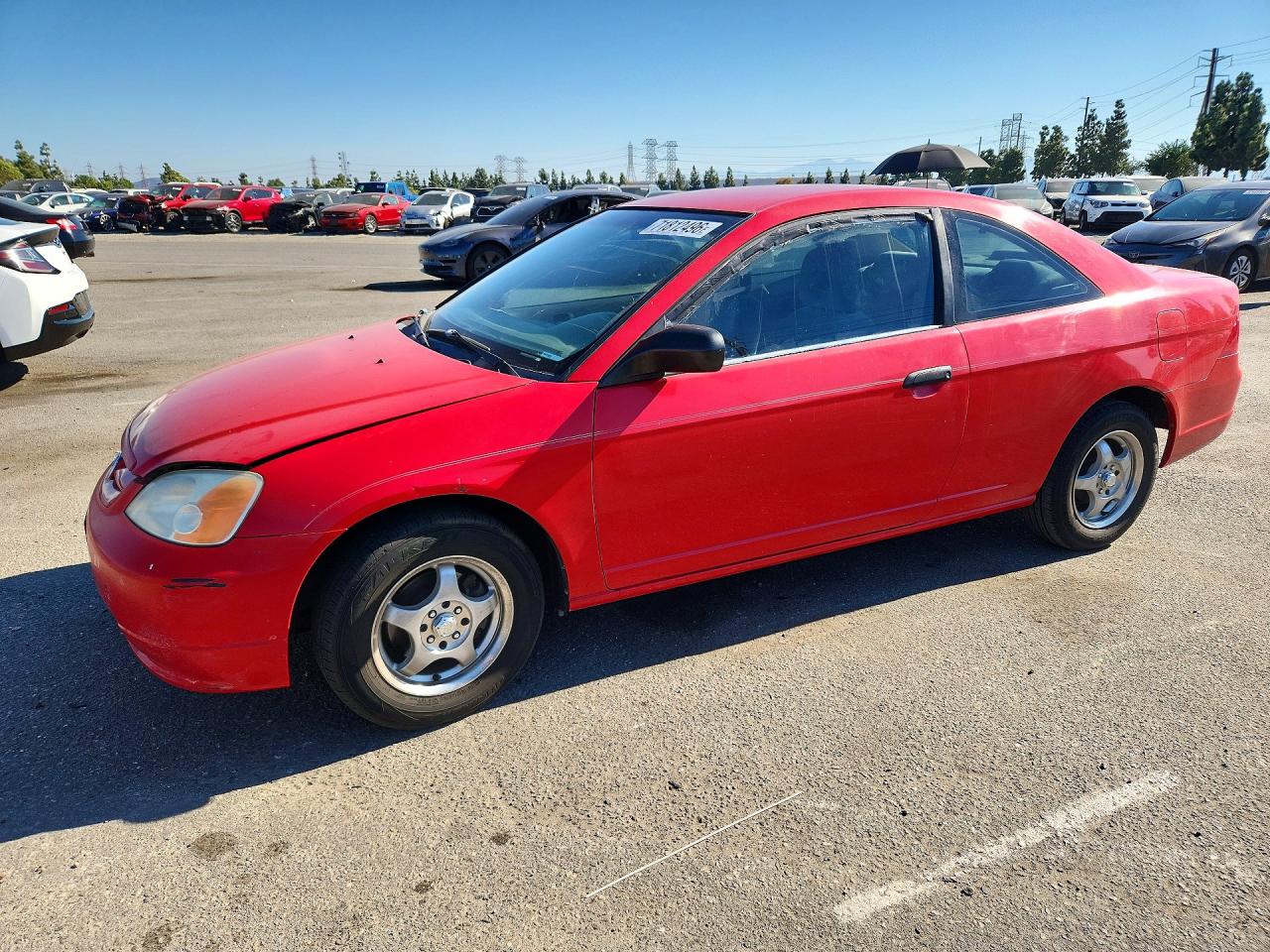 2001 HONDA CIVIC LX | 1HGEM22581L077487 | UPCARS