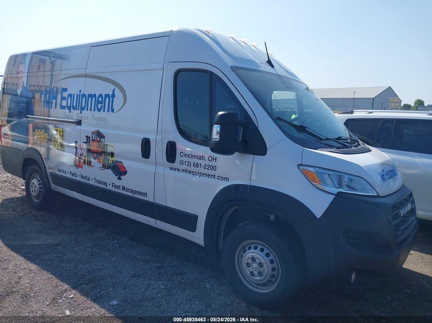 2024 RAM PROMASTER 3500 CARGO VAN TRADESMAN HIGH ROOF 159 WB EXT W/PASS SEAT | 3C6MRVJG0RE108243 | UPCARS