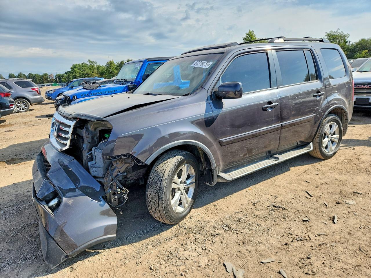 2014 HONDA PILOT EXL | 5FNYF3H53EB001610 | UPCARS