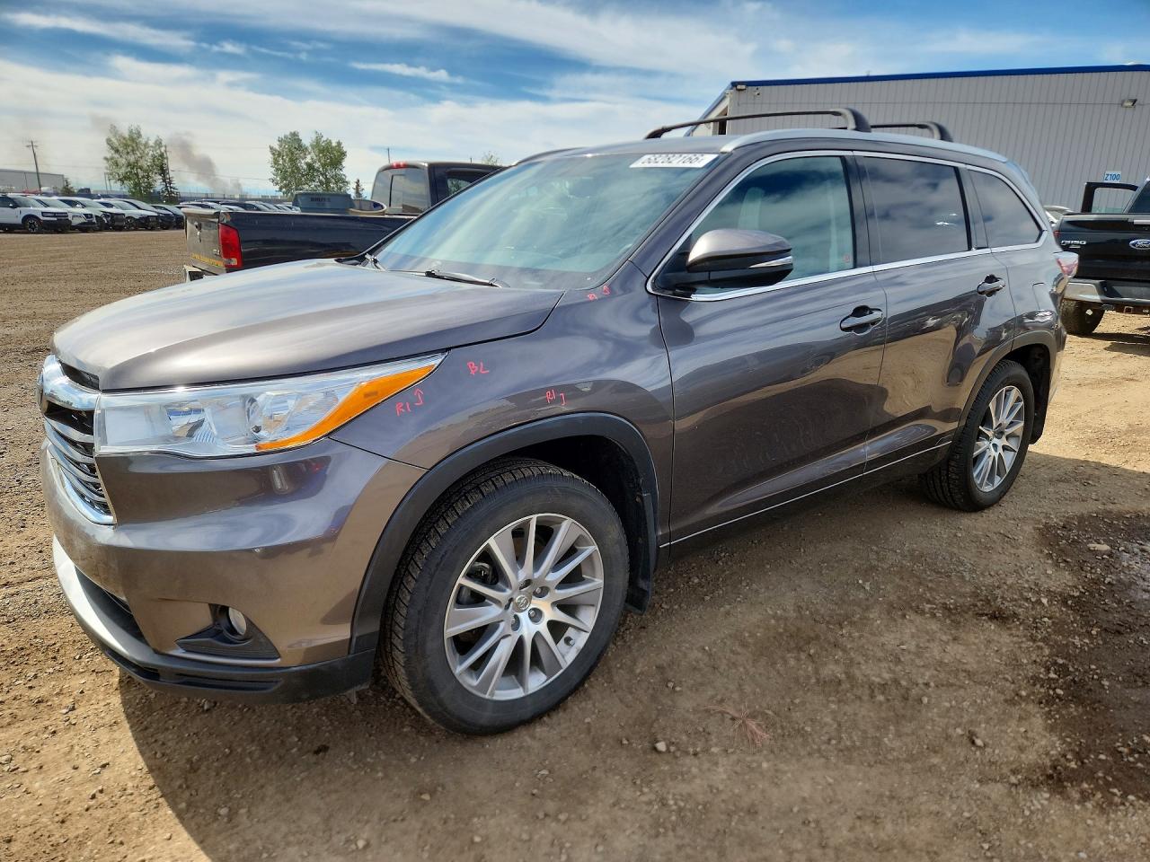 2014 TOYOTA HIGHLANDER XLE | 5TDJKRFH4ES039453 | UPCARS