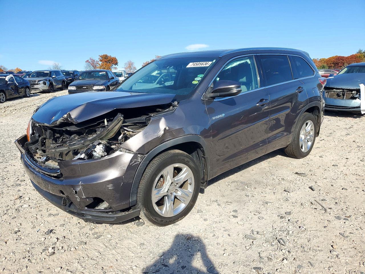 2015 TOYOTA HIGHLANDER LIMITED PLATINUM | 5TDDCRFH7FS011299 | UPCARS