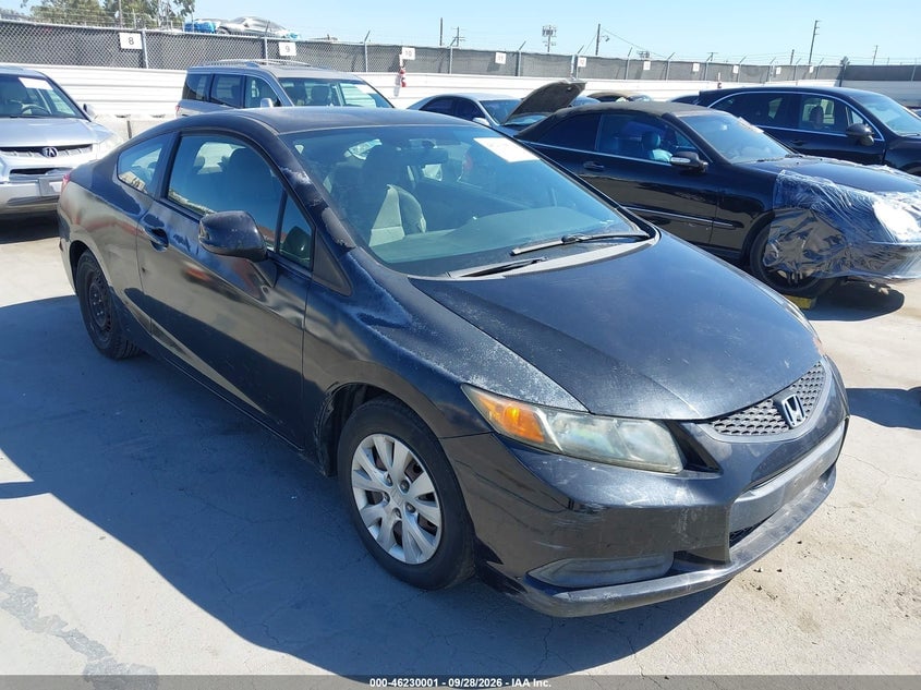 2012 HONDA CIVIC LX | 2HGFG3B55CH551753 | UPCARS