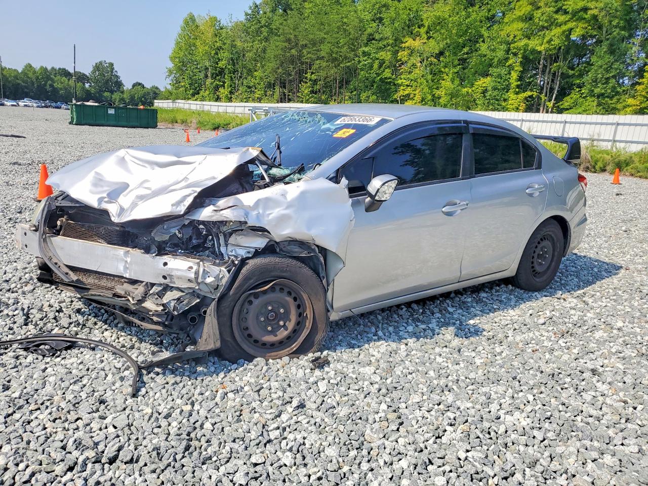 2014 HONDA CIVIC LX | 19XFB2F52EE081987 | UPCARS