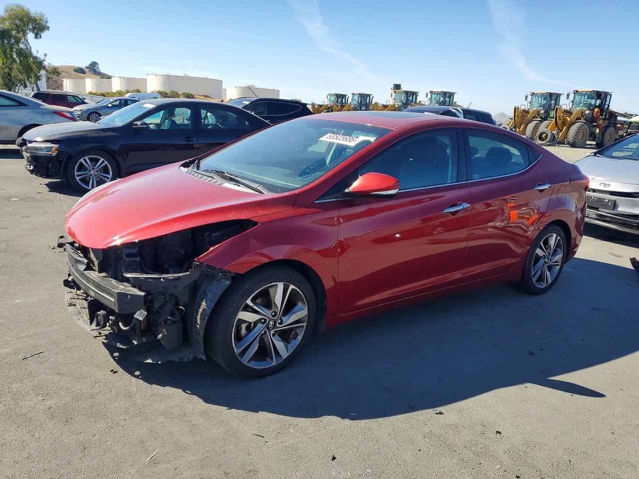 2014 HYUNDAI ELANTRA LIMITED | 5NPDH4AE7EH537888 | UPCARS
