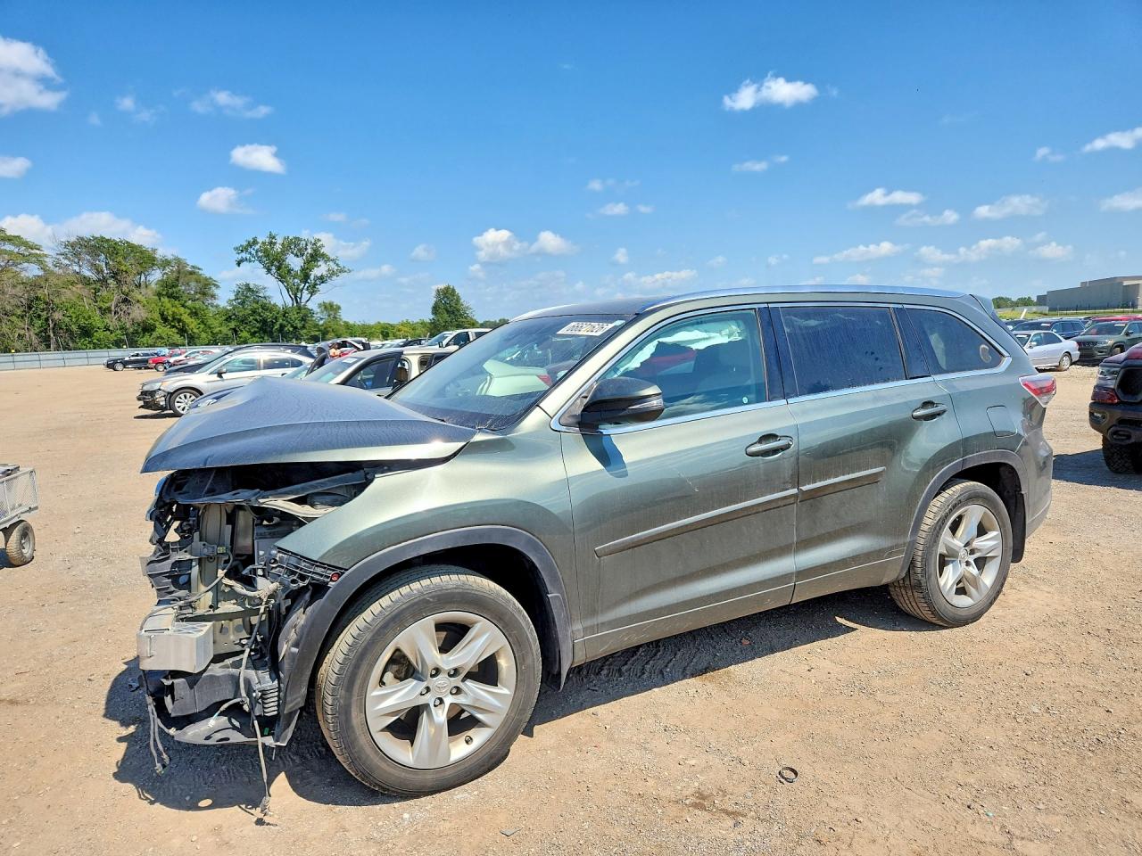 2015 TOYOTA HIGHLANDER LIMITED | 5TDDKRFH5FS129743 | UPCARS