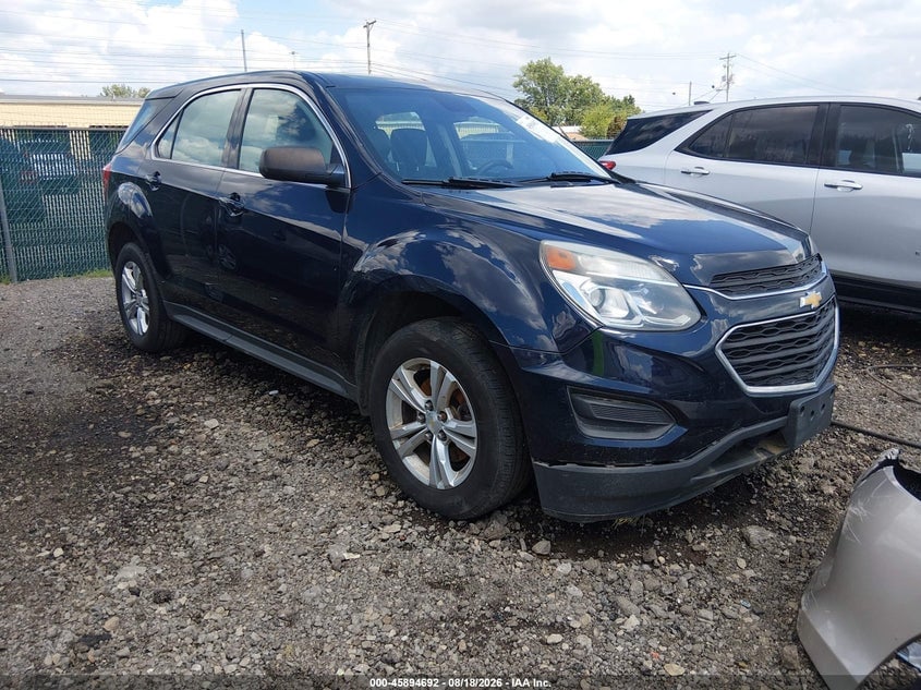 2017 CHEVROLET EQUINOX LS | 2GNALBEK8H1610186 | UPCARS