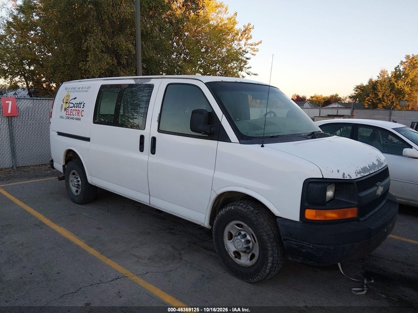 2010 CHEVROLET EXPRESS 2500 WORK VAN | 1GCZGFBA0A1143263 | UPCARS