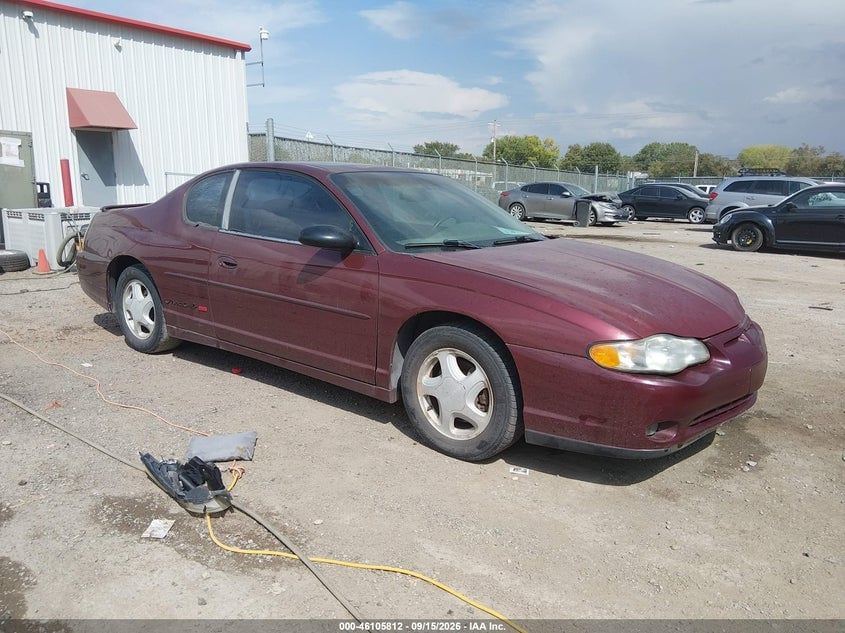 2002 CHEVROLET MONTE CARLO SS | 2G1WX15K229274226 | UPCARS