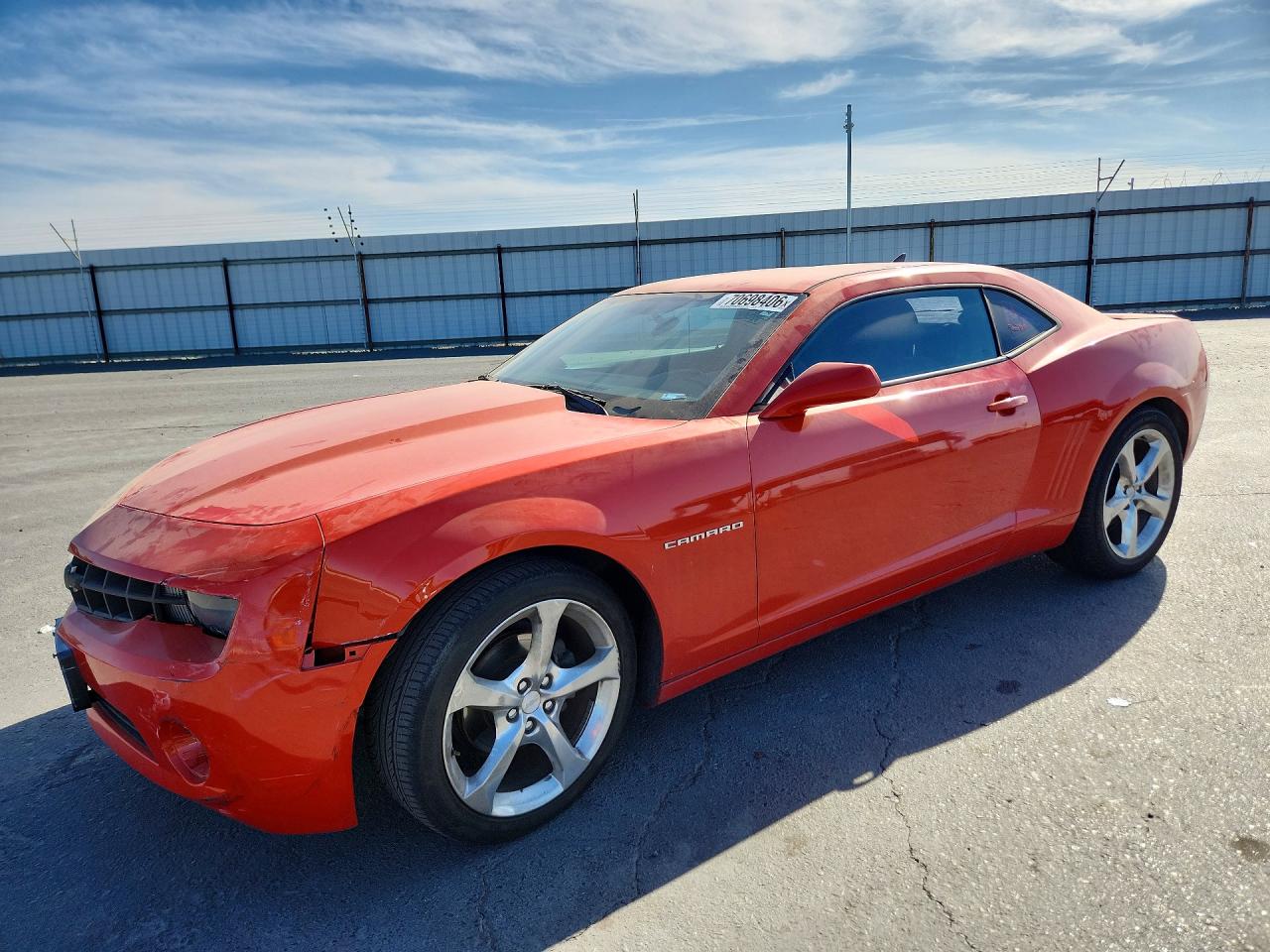 2013 CHEVROLET CAMARO LS | 2G1FA1E39D9143792 | UPCARS