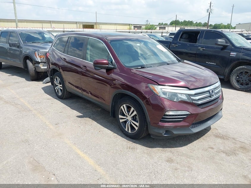 2016 HONDA PILOT EXL | 5FNYF5H53GB033844 | UPCARS