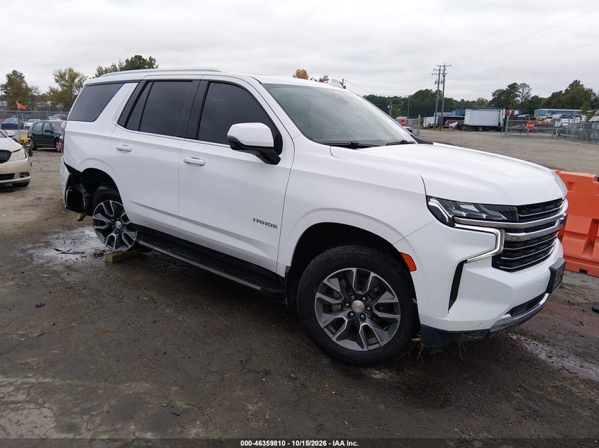 2021 CHEVROLET TAHOE 4WD LT | 1GNSKNKD7MR102176 | UPCARS