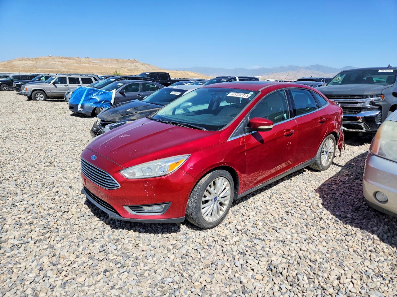 2017 FORD FOCUS TITANIUM | 1FADP3J2XHL287166 | UPCARS