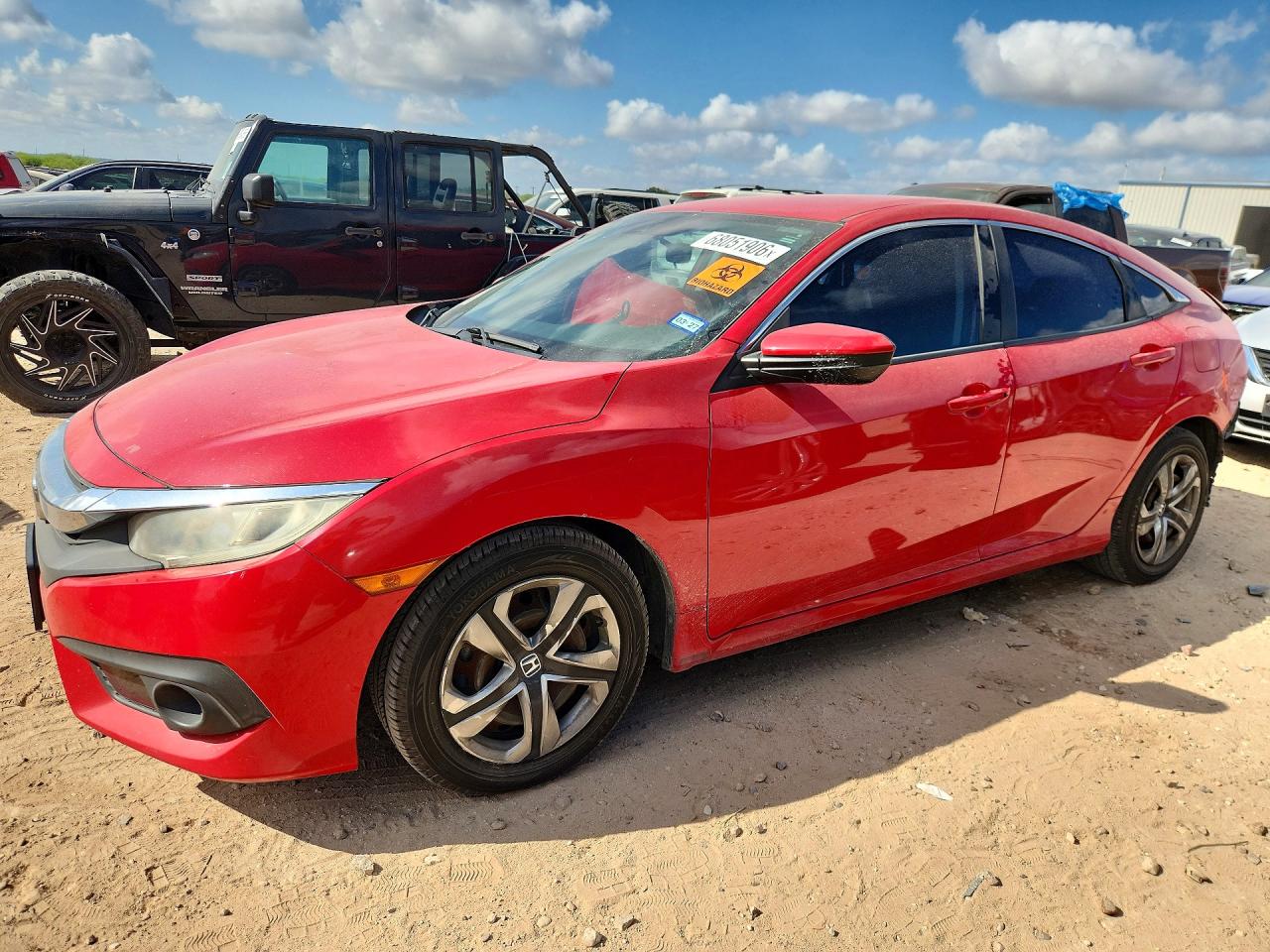 2017 HONDA CIVIC LX | 2HGFC2F62HH503319 | UPCARS