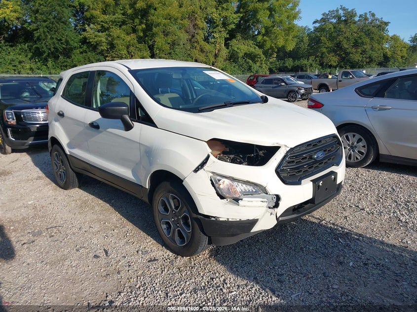 2020 FORD ECOSPORT S | MAJ6S3FLXLC394235 | UPCARS