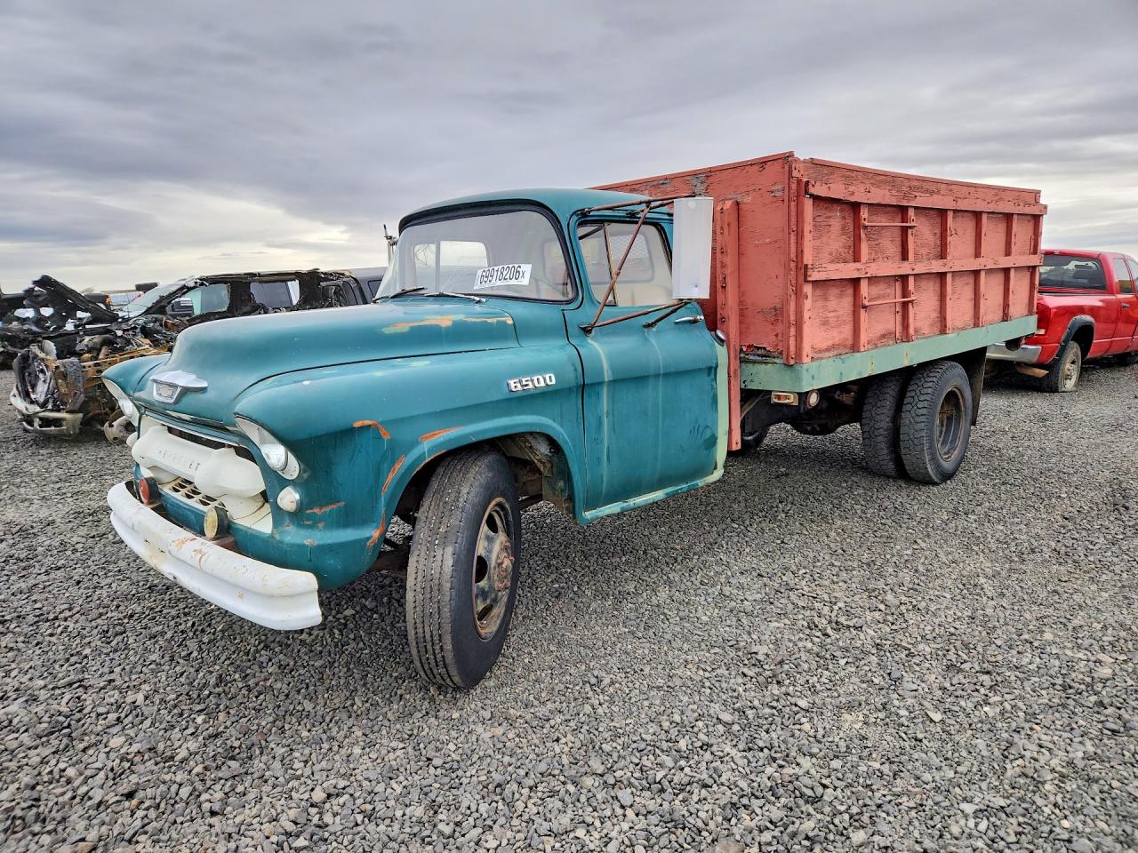 1955 CHEVROLET UNKNOWN 6500 GRAIN TRUCK | 527896F255 | UPCARS