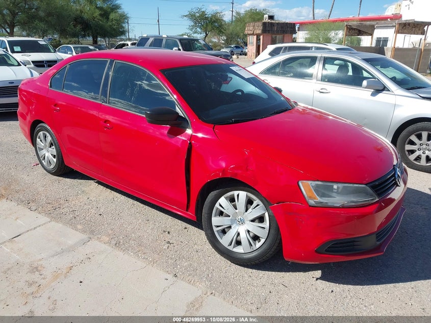 2012 VOLKSWAGEN JETTA 2.0L S | 3VW1K7AJ6CM341593 | UPCARS