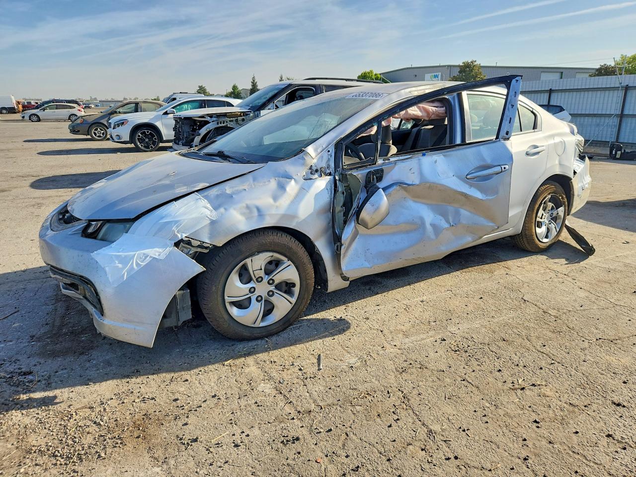2013 HONDA CIVIC LX | 2HGFB2F57DH508763 | UPCARS