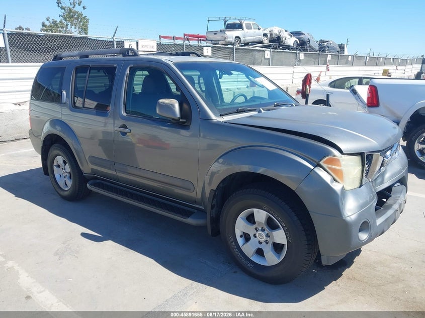 2005 NISSAN PATHFINDER SE | 5N1AR18W65C762999 | UPCARS