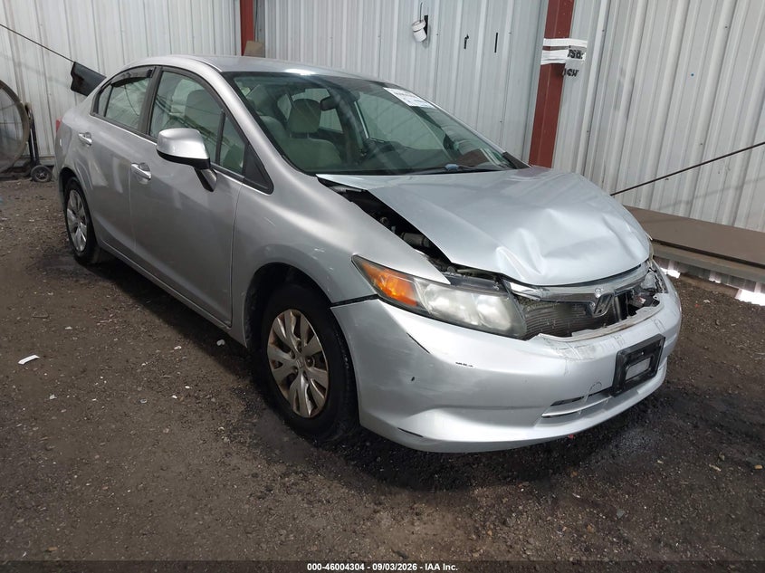 2012 HONDA CIVIC LX | 19XFB2F53CE378215 | UPCARS
