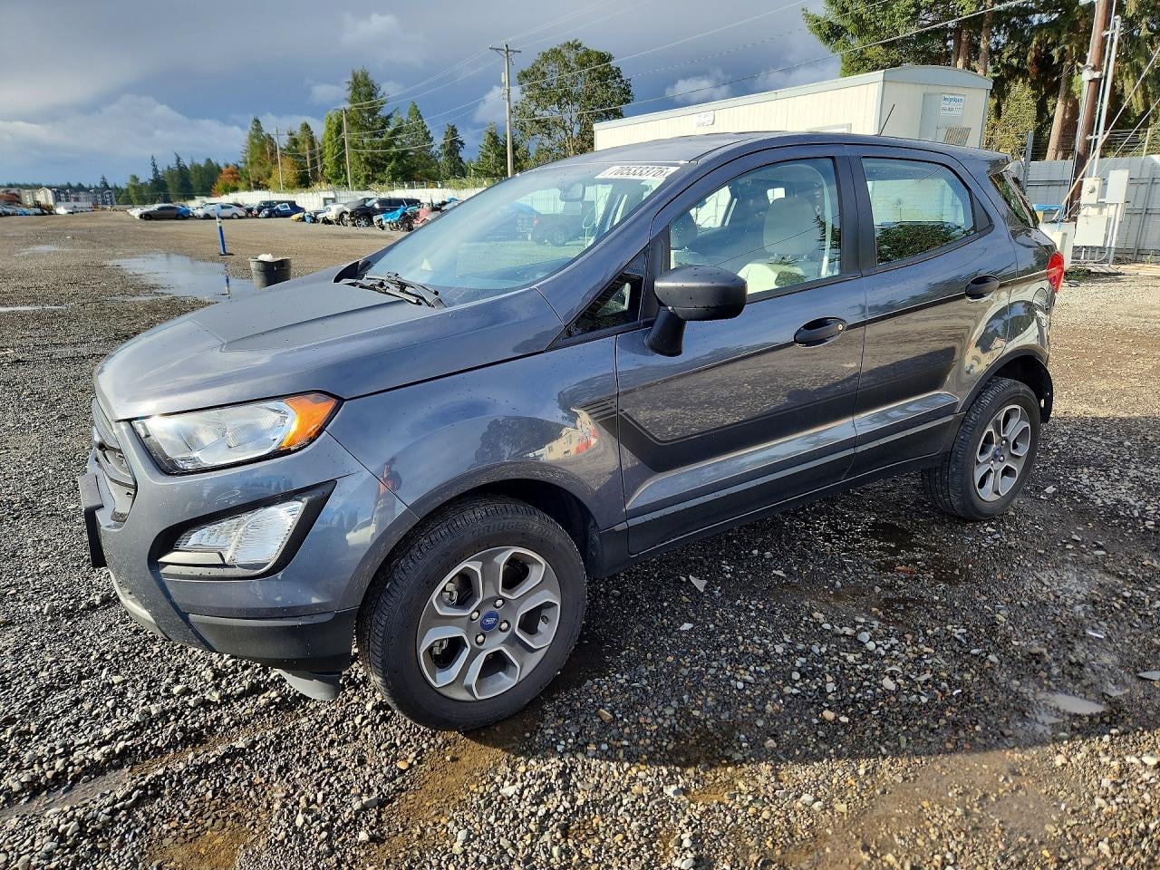 2022 FORD ECOSPORT S | MAJ6S3FL2NC472395 | UPCARS