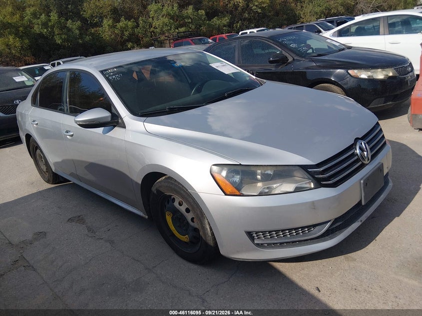 2012 VOLKSWAGEN PASSAT 2.5L S | 1VWAP7A39CC057721 | UPCARS