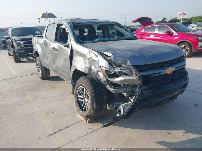 2021 CHEVROLET COLORADO 2WD  SHORT BOX WT | 1GCGSBEN0M1200241 | UPCARS