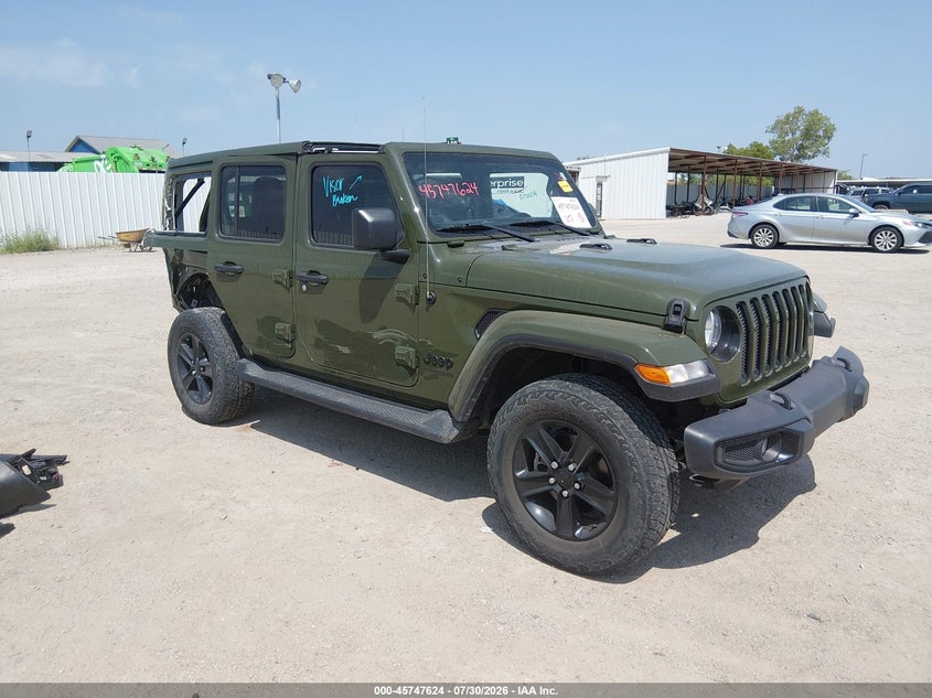 2021 JEEP WRANGLER UNLIMITED SAHARA ALTITUDE 4X4 | 1C4HJXEN9MW558204 | UPCARS