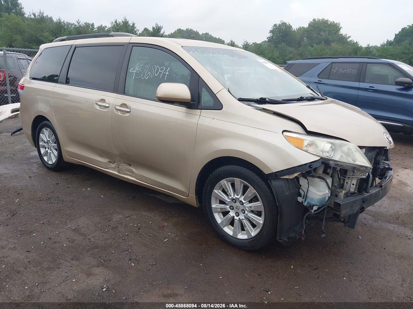 2011 TOYOTA SIENNA LIMITED V6 | 5TDYK3DC7BS030339 | UPCARS