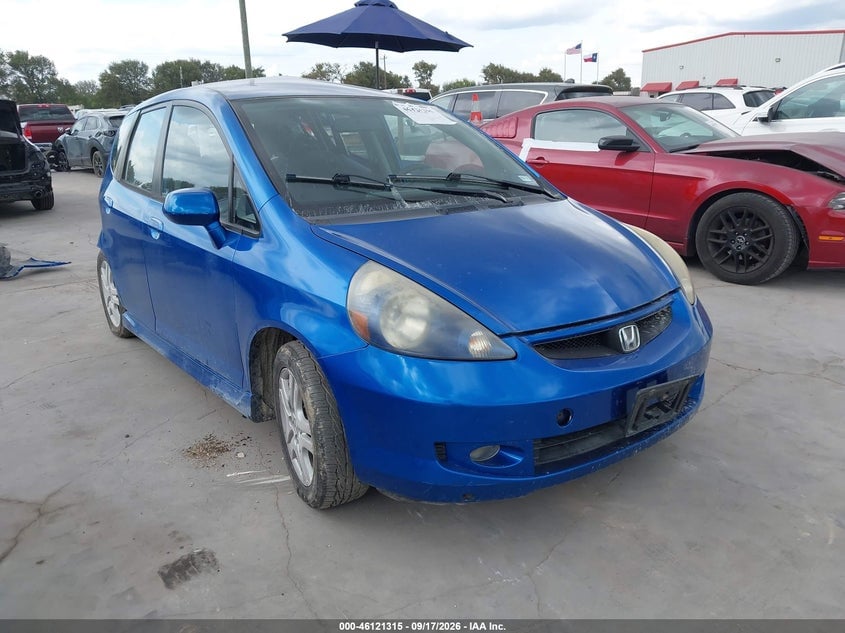 2008 HONDA FIT SPORT | JHMGD38628S049017 | UPCARS