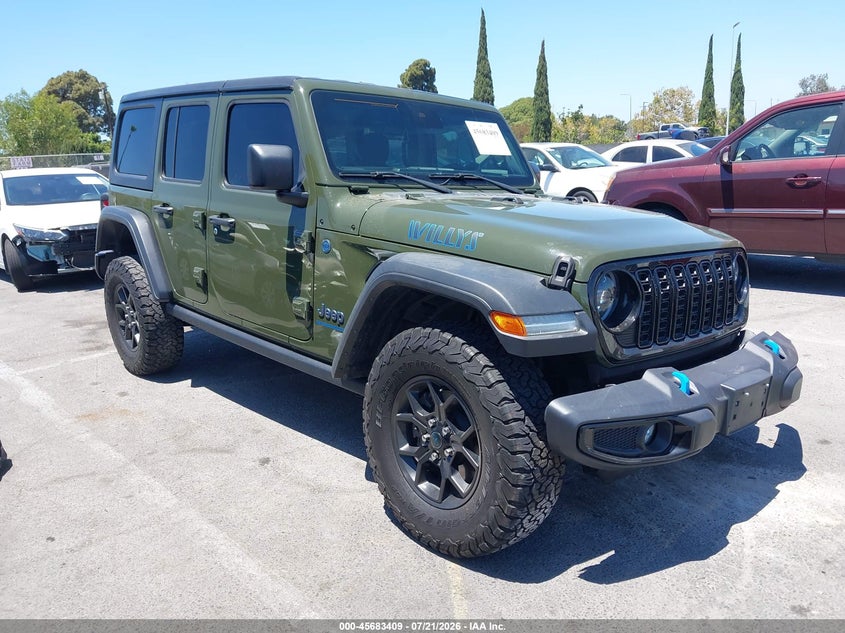2024 JEEP WRANGLER 4XE WILLYS 4XE | 1C4RJXN63RW145618 | UPCARS