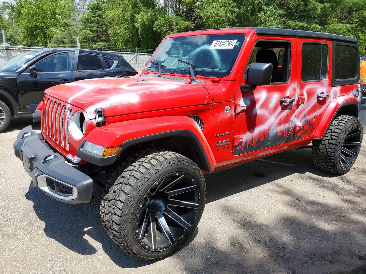 2018 JEEP WRANGLER SAHARA | 1C4HJXEG4JW233862 | UPCARS
