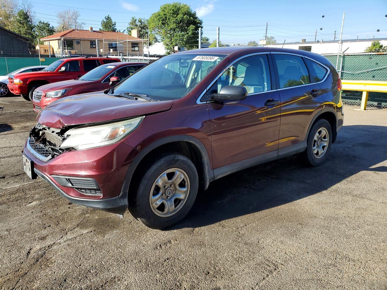 2015 HONDA CRV LX | 5J6RM4H33FL075097 | UPCARS
