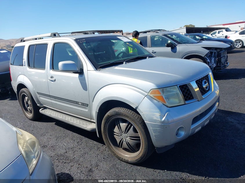 2005 NISSAN PATHFINDER SE | 5N1AR18W95C750605 | UPCARS