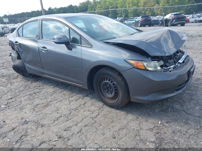 2012 HONDA CIVIC LX | 19XFB2F53CE050860 | UPCARS