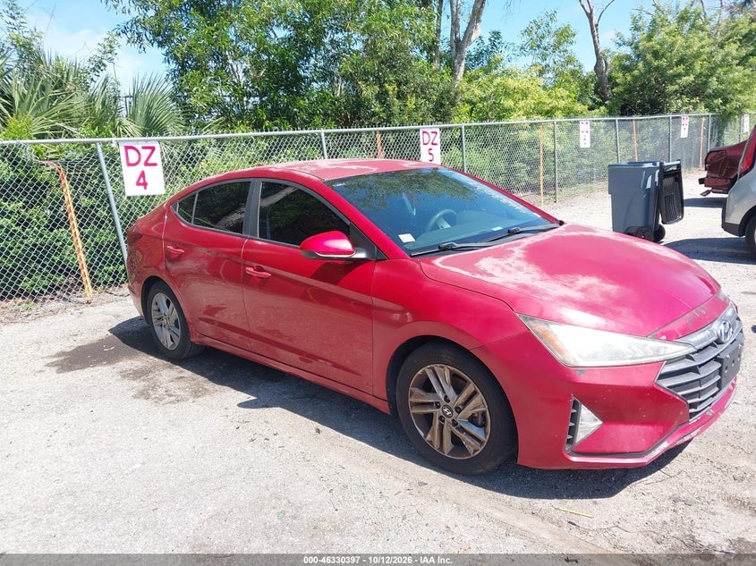 2019 HYUNDAI ELANTRA SEL | 5NPD84LFXKH431131 | UPCARS