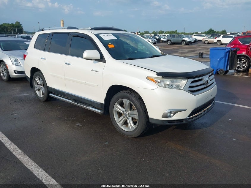 2012 TOYOTA HIGHLANDER LIMITED V6 | 5TDDK3EHXCS100541 | UPCARS