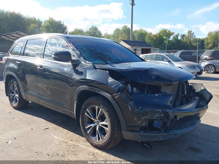 2016 TOYOTA HIGHLANDER XLE V6 | 5TDJKRFH7GS262914 | UPCARS