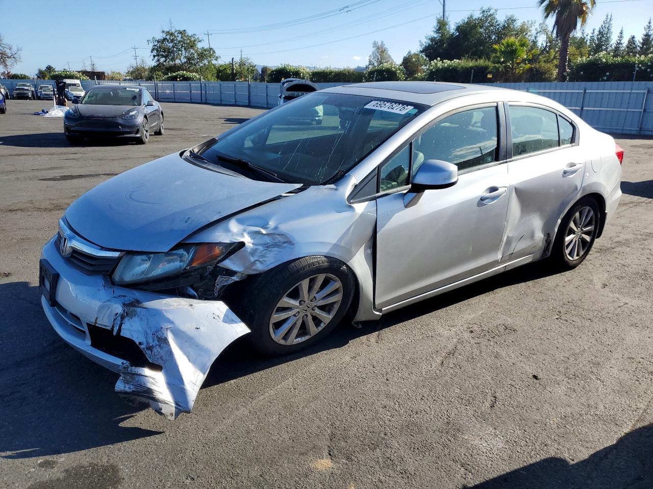 2012 HONDA CIVIC EXL | 2HGFB2F93CH532219 | UPCARS