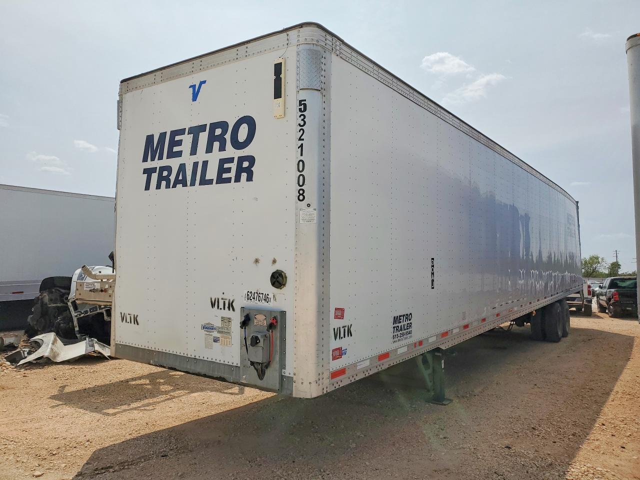 2021 VANGUARD TRAILER UNKNOWN VANGUARD DRY VAN TRAILER | 5V8VA5327MT107691 | UPCARS