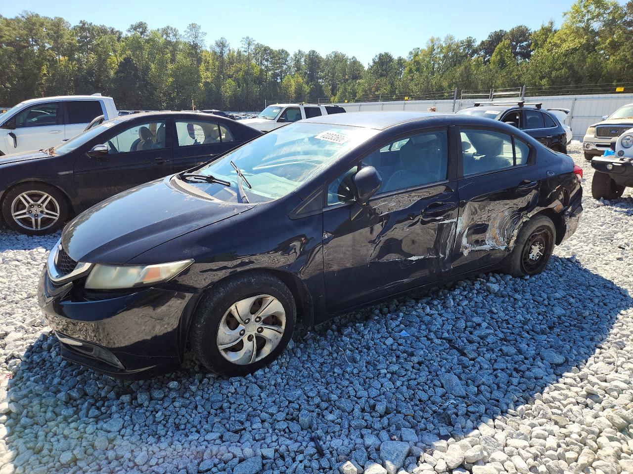 2013 HONDA CIVIC LX | 2HGFB2F54DH544958 | UPCARS