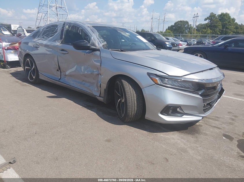 2021 HONDA ACCORD SPORT 2.0T | 1HGCV2F30MA009102 | UPCARS
