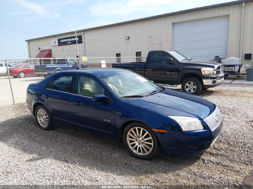 2007 MERCURY MILAN I4 PREMIER | 3MEHM08ZX7R620115 | UPCARS