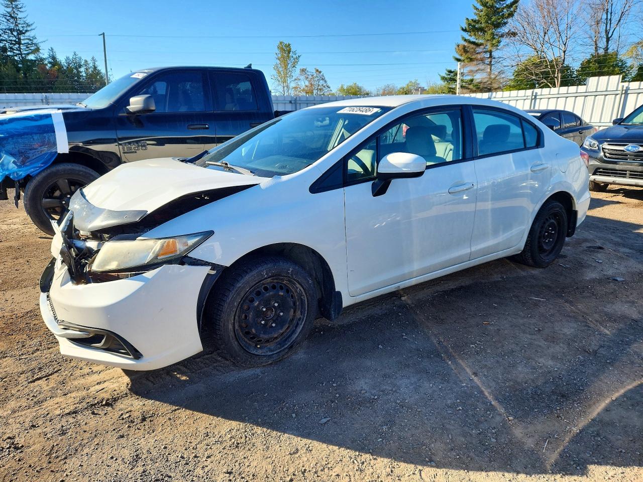2014 HONDA CIVIC LX | 2HGFB2F40EH045583 | UPCARS