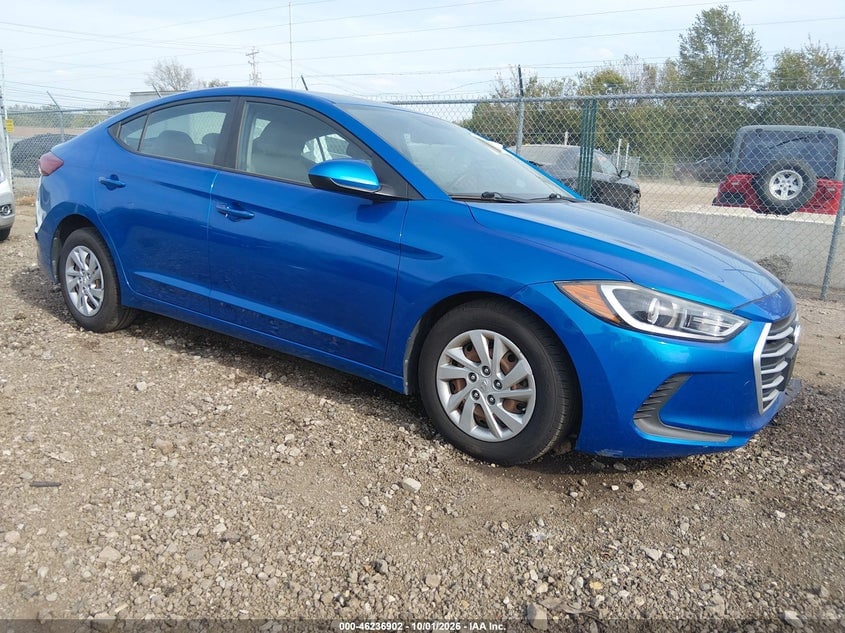 2017 HYUNDAI ELANTRA SE | KMHD74LF4HU096154 | UPCARS