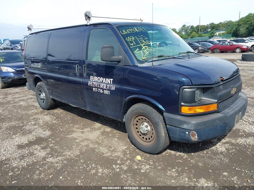 2013 CHEVROLET EXPRESS 1500 WORK VAN | 1GCSGAFX1D1168387 | UPCARS
