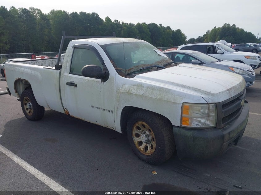 2007 CHEVROLET SILVERADO 1500 WORK TRUCK | 1GCEC14C27Z561989 | UPCARS